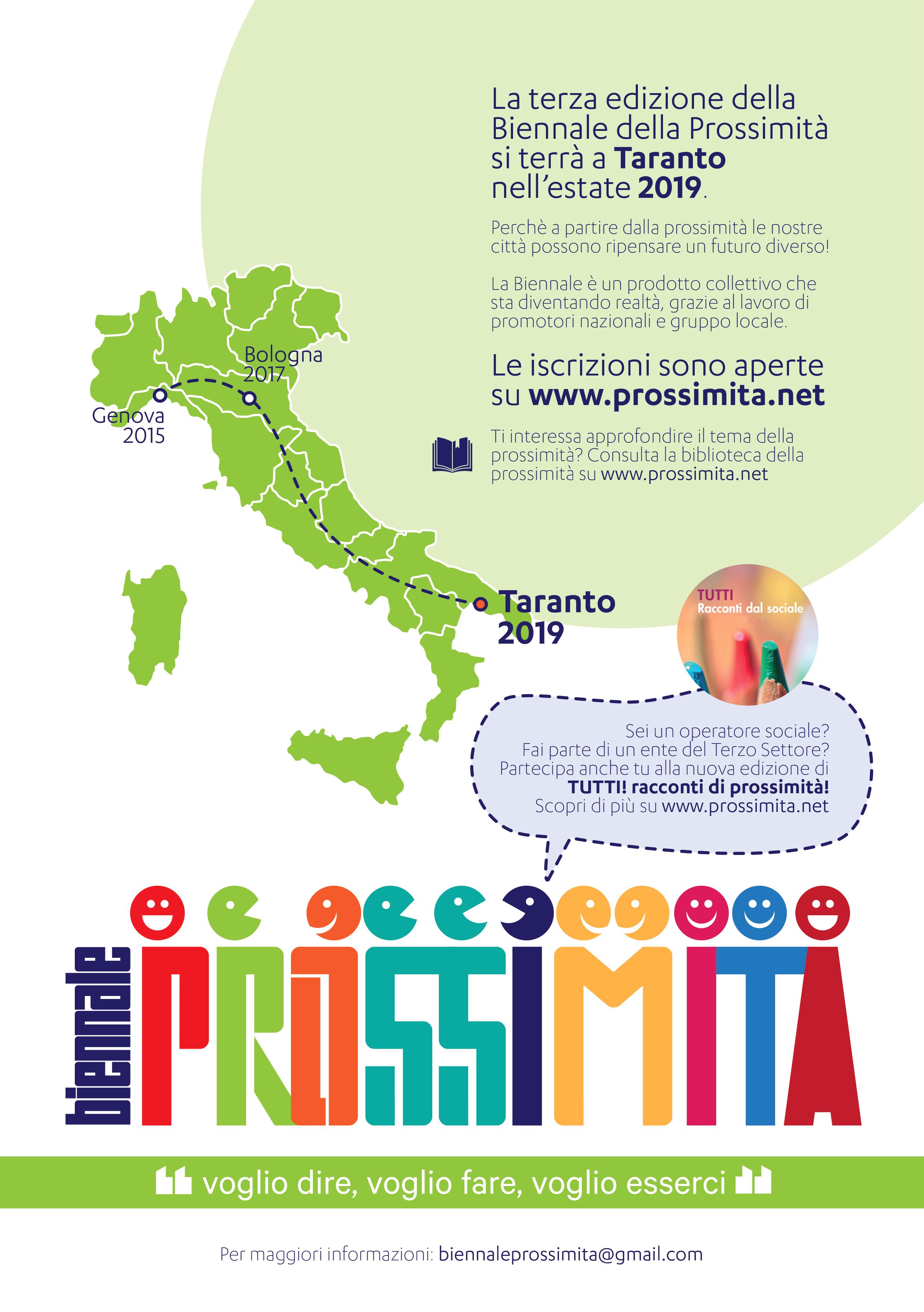 Biennale prossimità iscrizioni